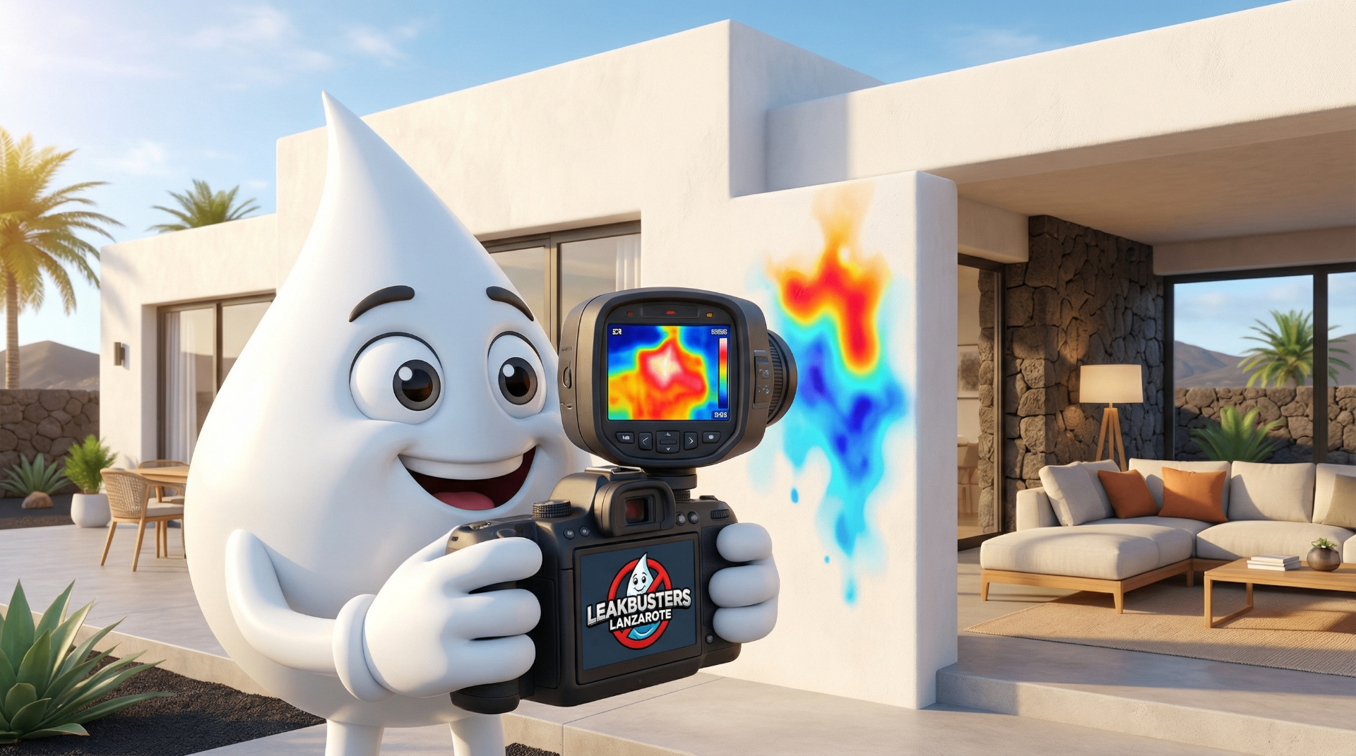 Leakbusters mascot - Thermal Imaging