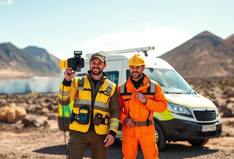 Leakbusters Lanzarote professional leak detection team with advanced thermal imaging and acoustic equipment